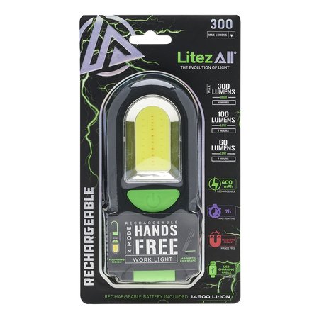 LITEZALL Rechargeable Work Light and Emergency Light LA-RCHOVLWRK-8/16